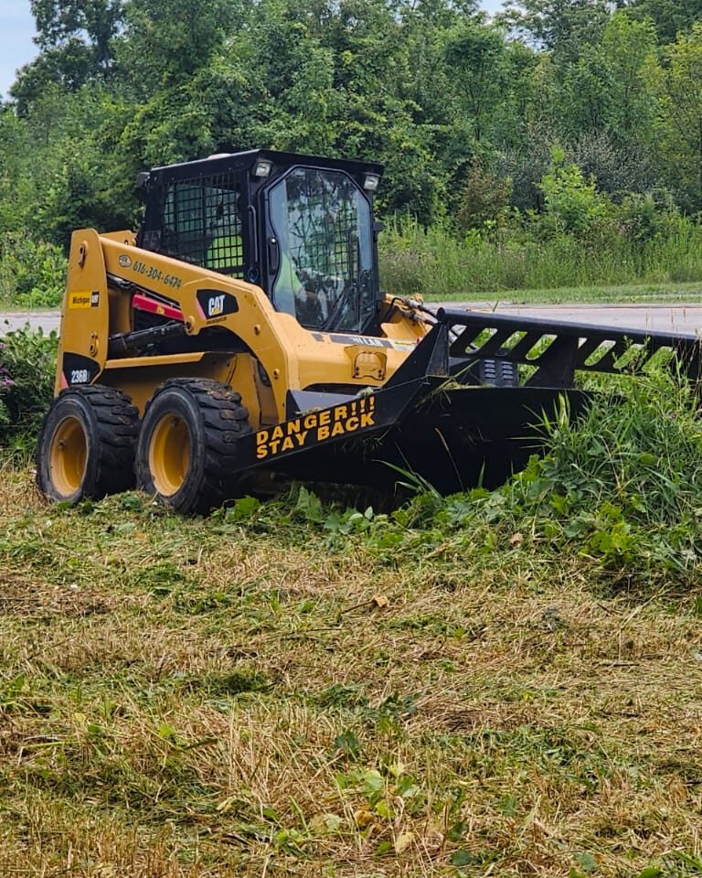 Brush hog front.